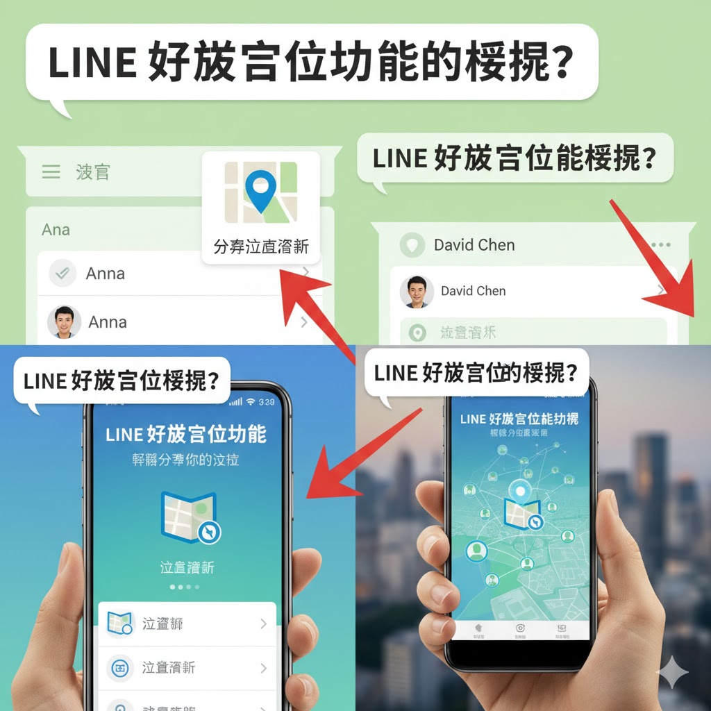 LINE 好友定位功能在哪裡