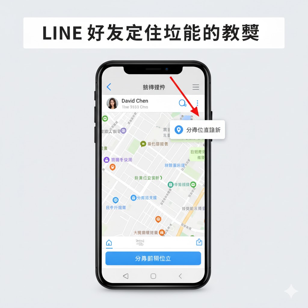 LINE 好友定位功能在哪裡