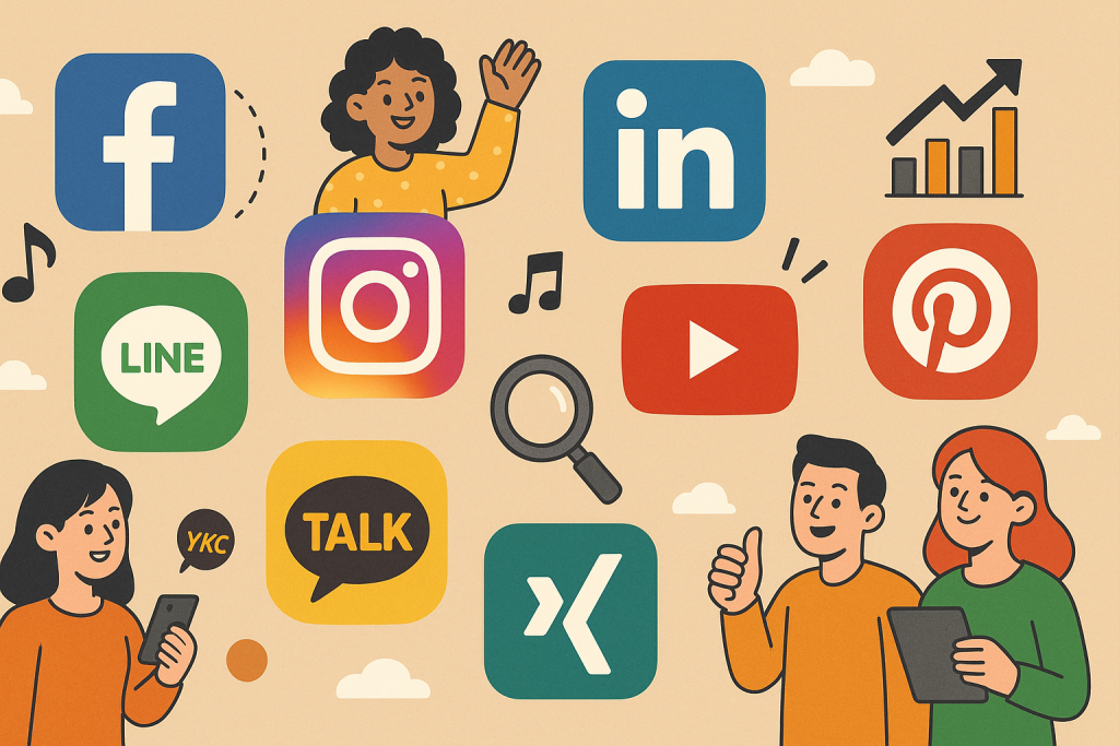 Line账号关联社交媒体