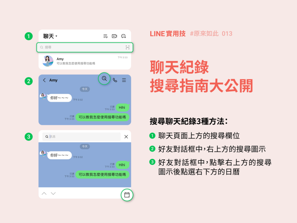 LINE 好友互动历史