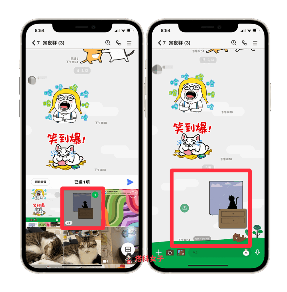 LINE GIF不会动