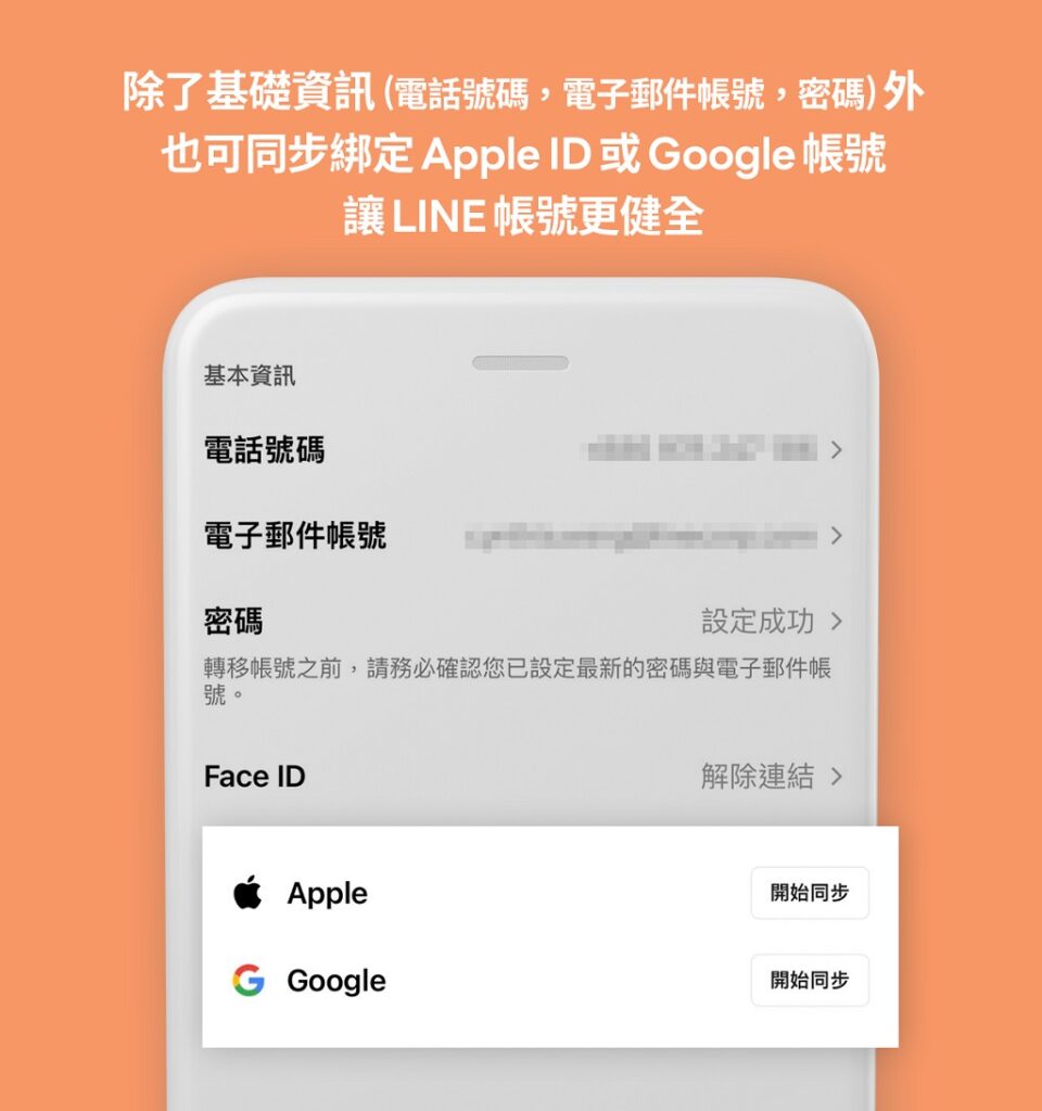 LINE 忘记密码 没有手机
